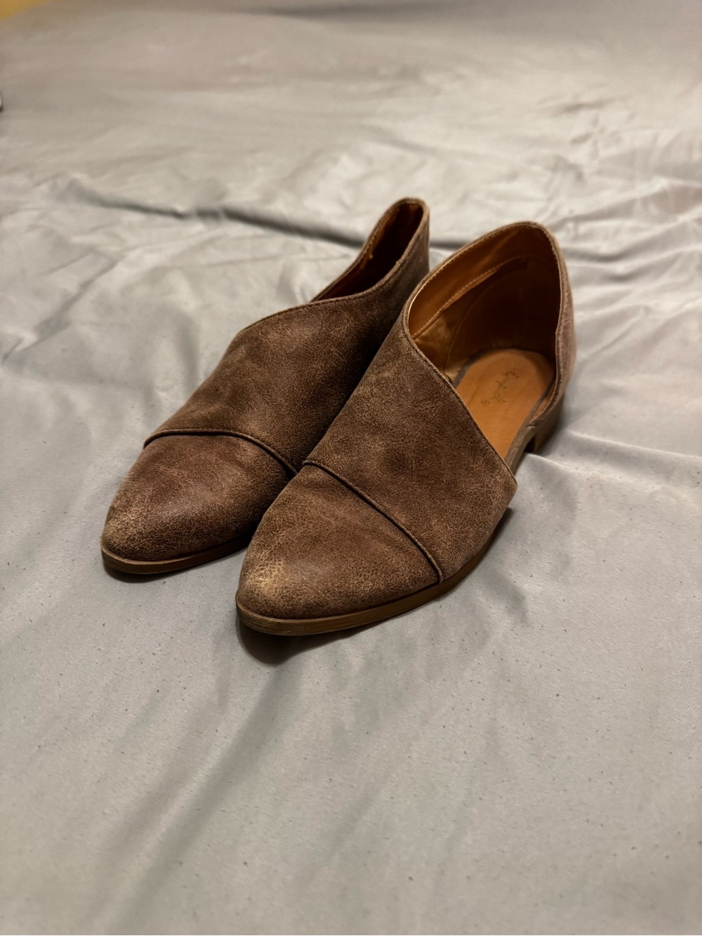Brown booties